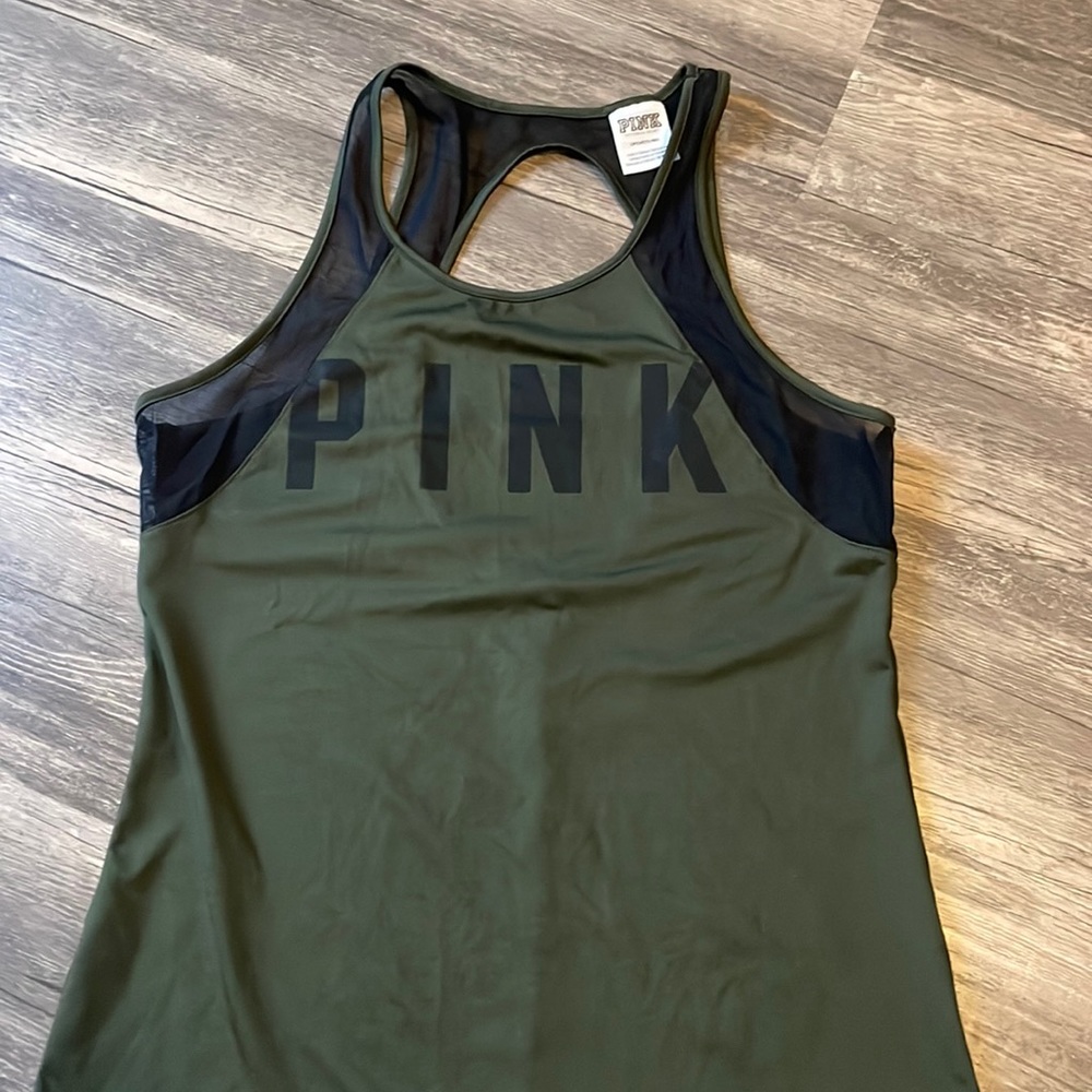 Olive PINK workout tank